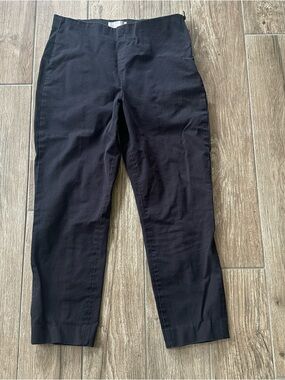 Everlane Black High-Rise Pants size 12 Cotton blend